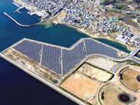 「あわじ佐野新島太陽光発電所 電気設備工事」